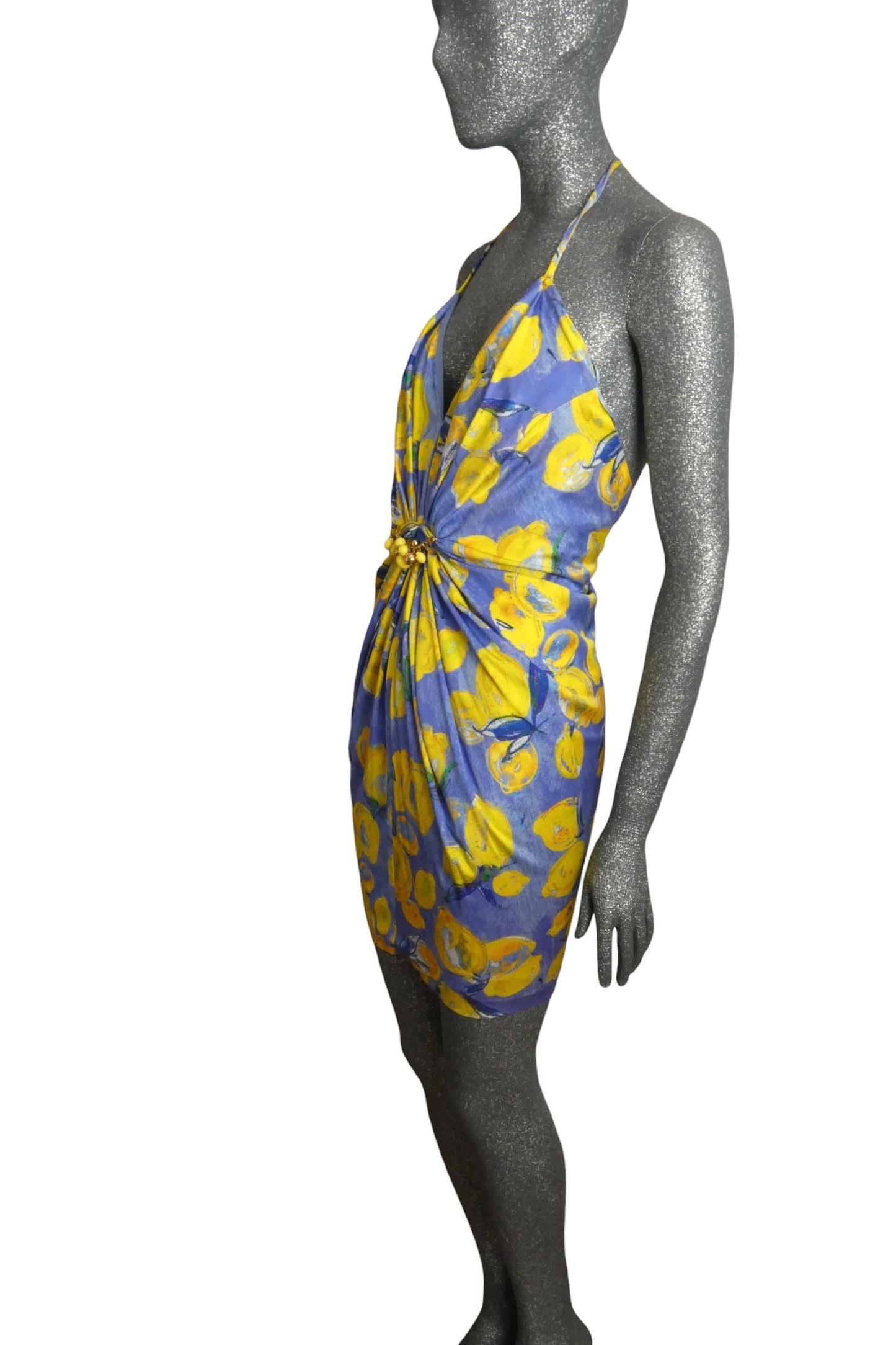 Jersey Knit Halter Dress, Size-2