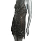 1990s Beaded Mesh Cocktail Dress, Size 6