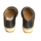 Leather Appliqué Espadrilles, Size-39