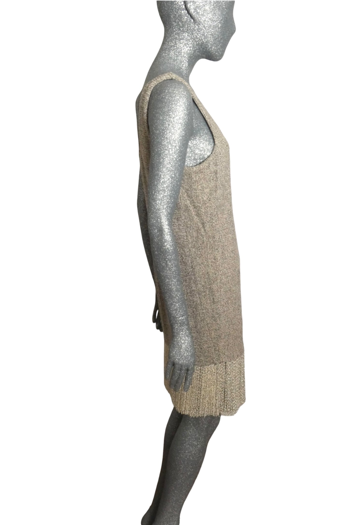 1994 Tweed & Fringe Dress, Size 8