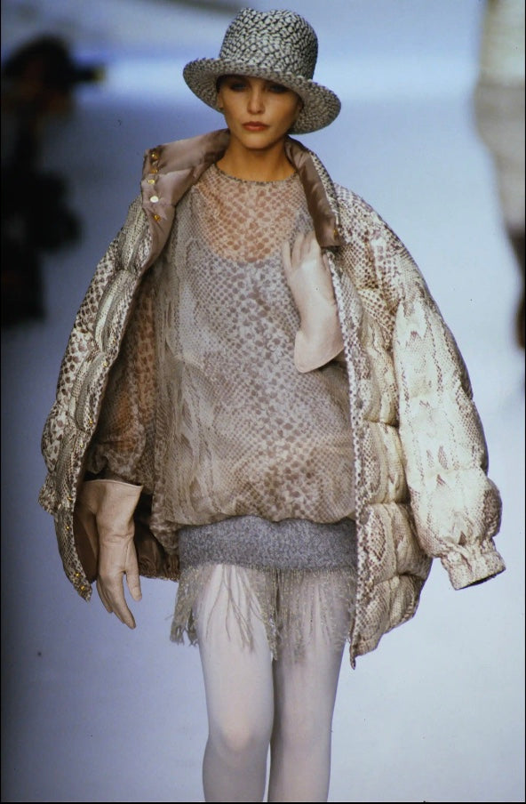 1994 Tweed & Fringe Dress, Size 8
