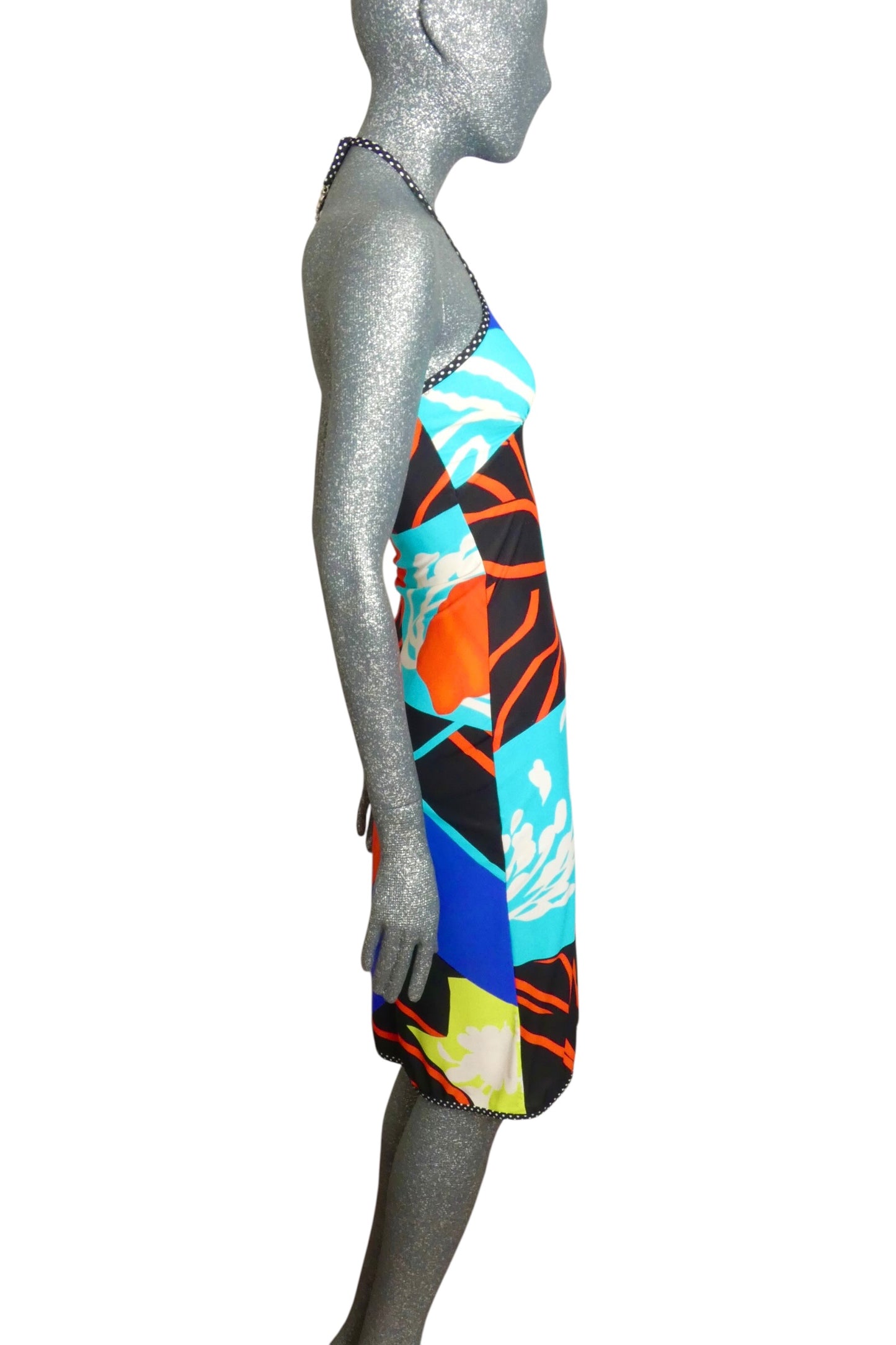 2000 Jersey Knit Halter Dress, Size-6