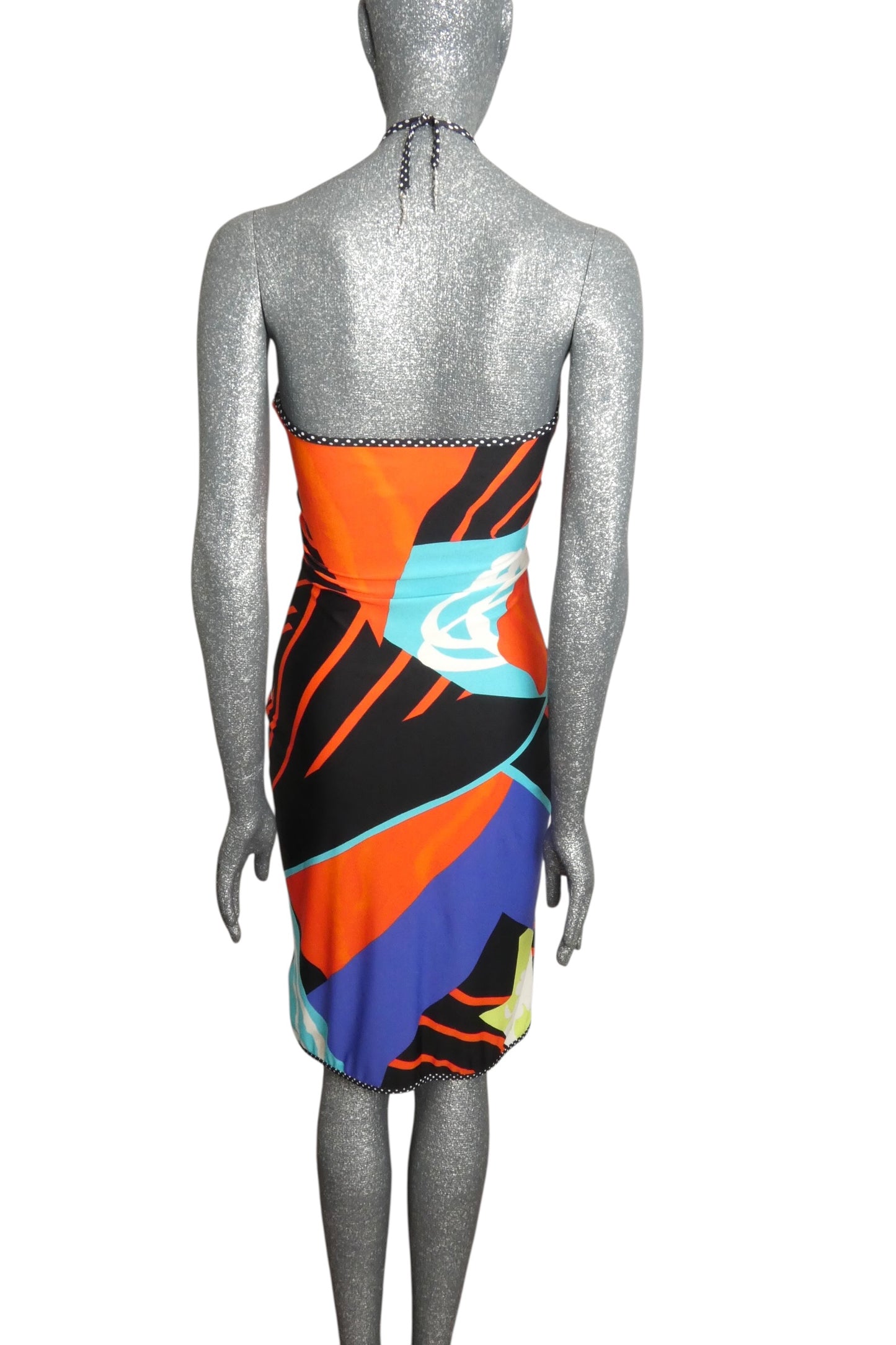 2000 Jersey Knit Halter Dress, Size-6