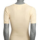1970s Ribbed Cotton Sweater, Size 2