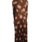 DIANE VON FURSTENBERG - 1970s Brown Knit Maxi Dress & Jacket, Size-6