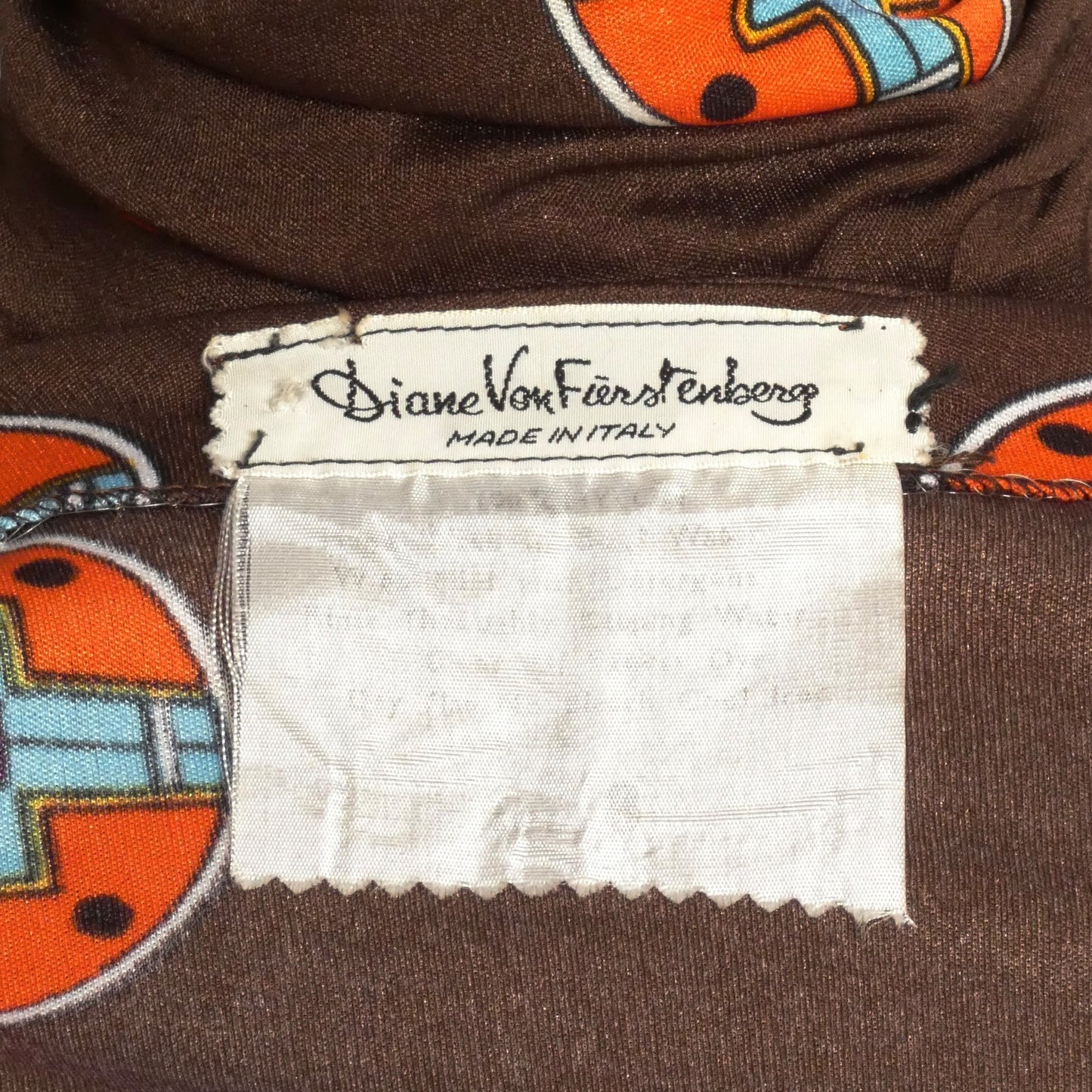 DIANE VON FURSTENBERG - 1970s Brown Knit Maxi Dress & Jacket, Size-6