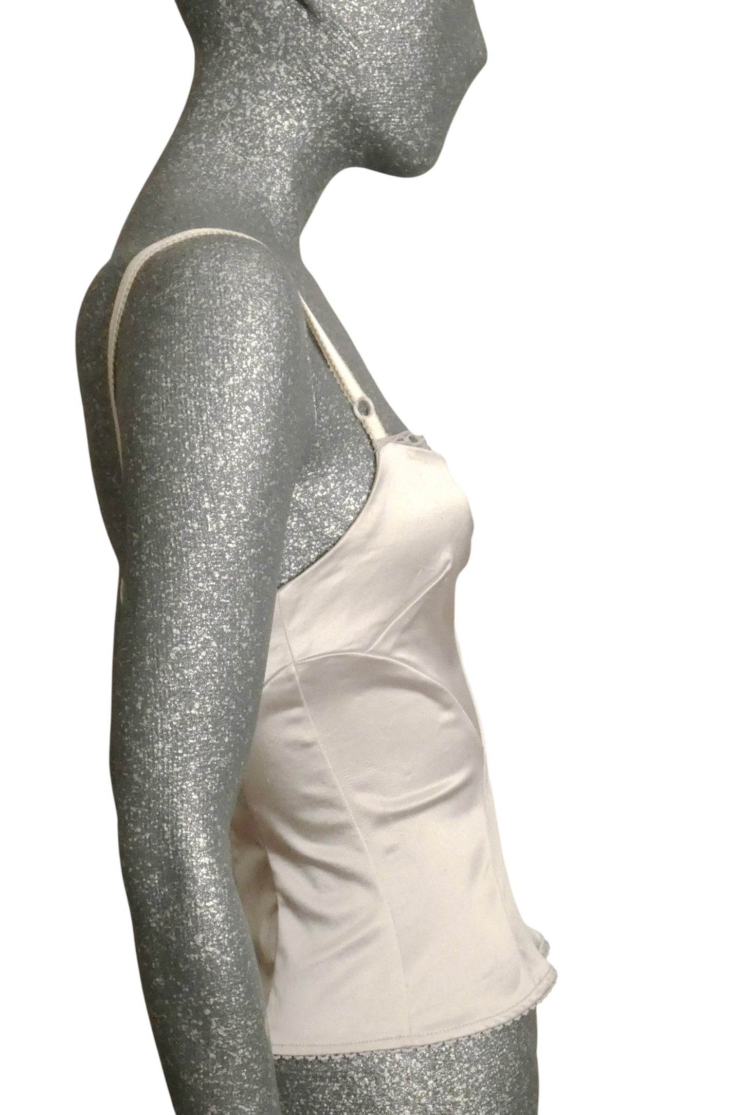 Satin Knit Bustier, Size 6