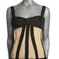 Satin & Burlap Bustier, Size 4