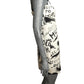 DOLCE & GABBANA - Graffiti Printed Silk Dress, Size-8