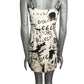DOLCE & GABBANA - Graffiti Printed Silk Dress, Size-8