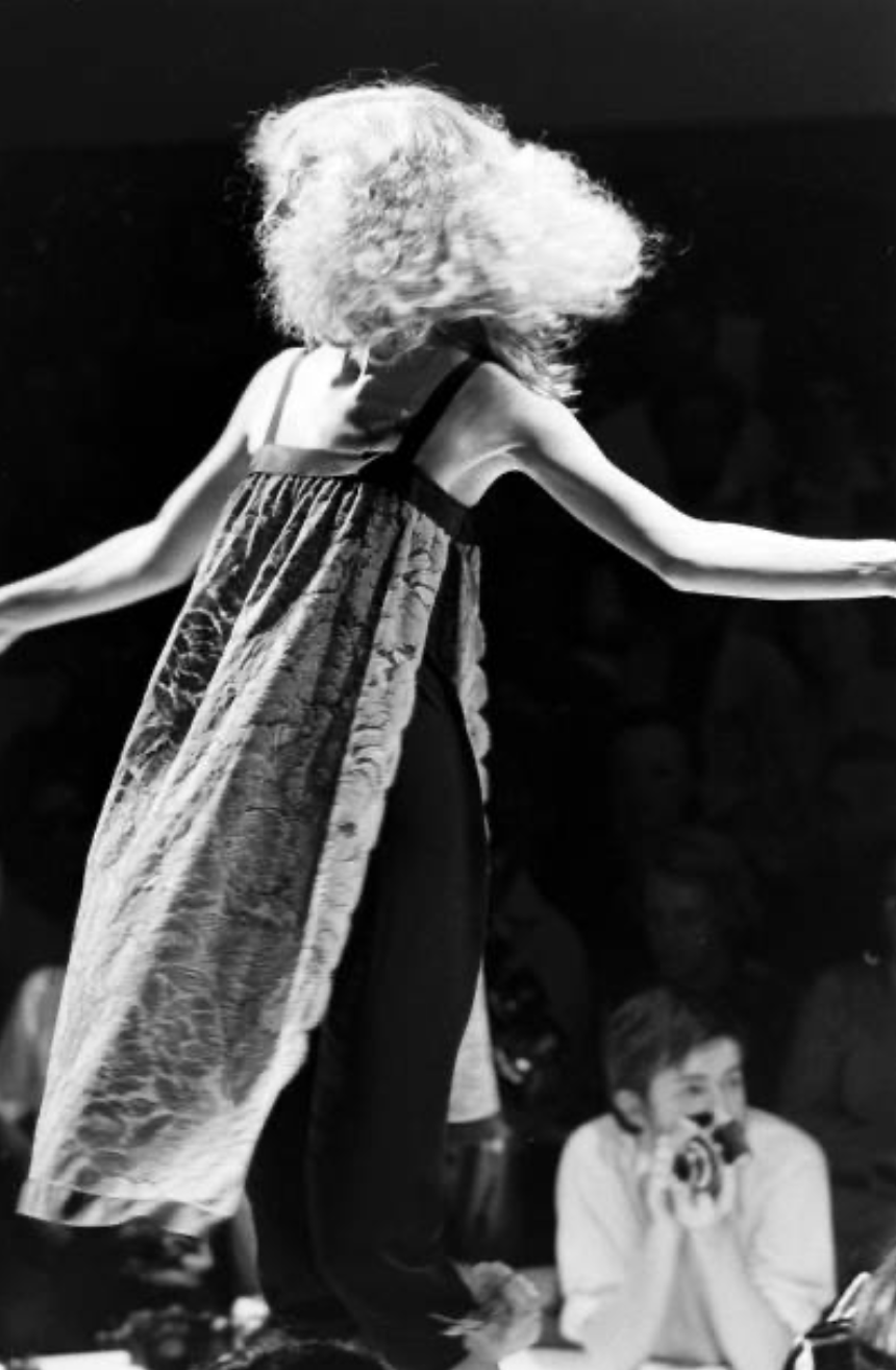 PIERRE CARDIN (HAUTE COUTURE)- 1978 Cotton Fishnet Dress, Size 4