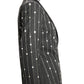 1980s Rhinestone Flannel Blazer, Size 8