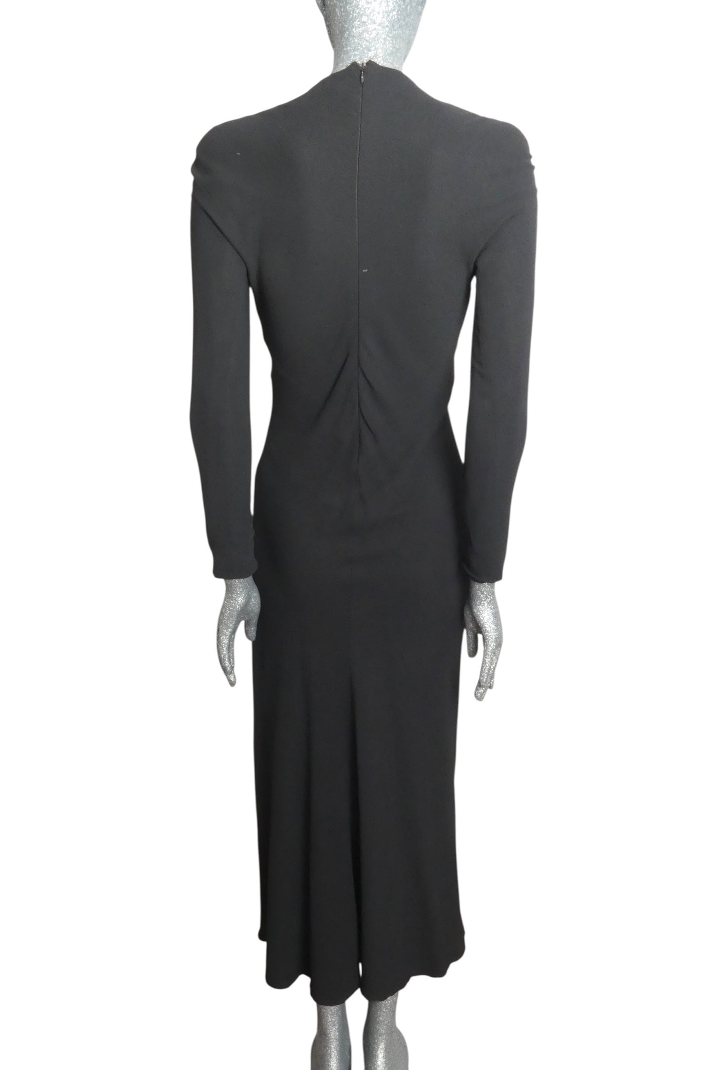 HAIDER ACKERMANN - 2010s Black Knit Evening Dress, Size 4
