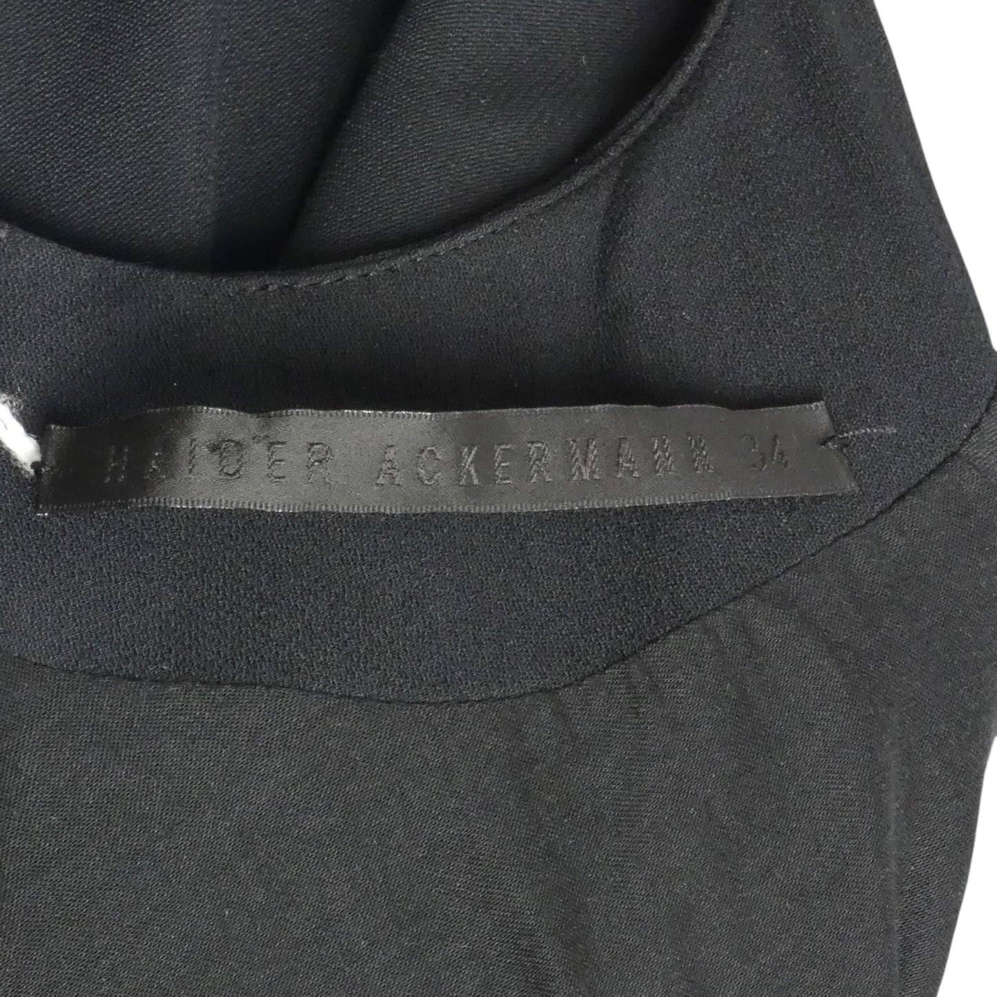 HAIDER ACKERMANN - 2010s Black Knit Evening Dress, Size 4