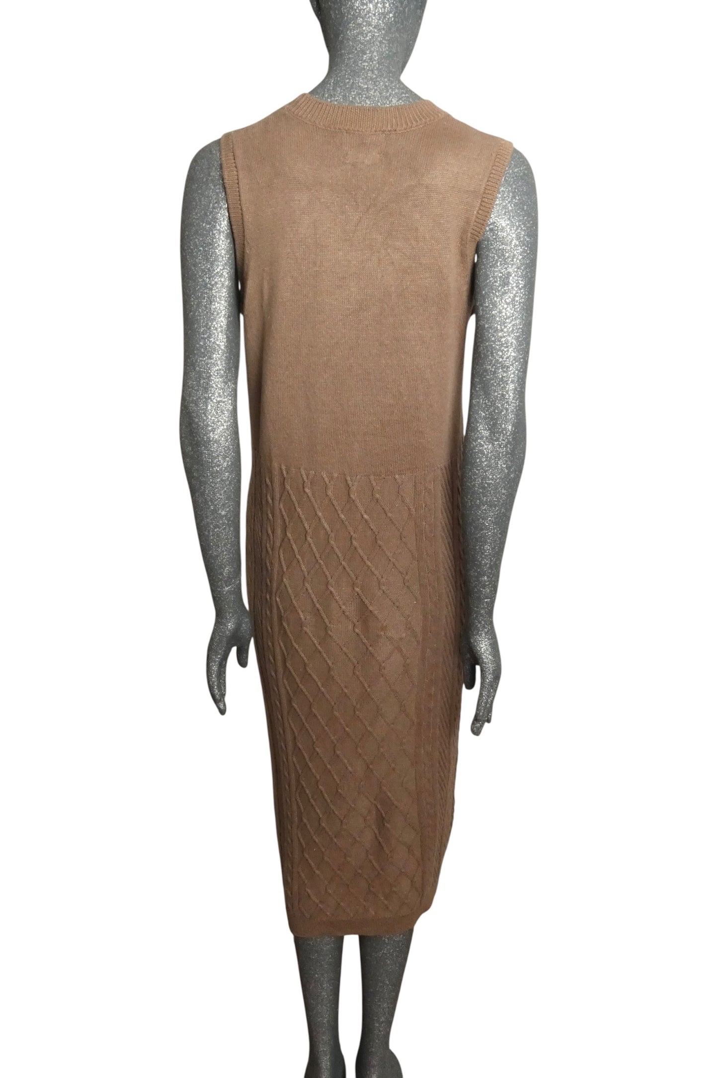HYSTERIC GLAMOUR - 2000s Y2K Brown Sweater Knit Maxi Dress, One Size