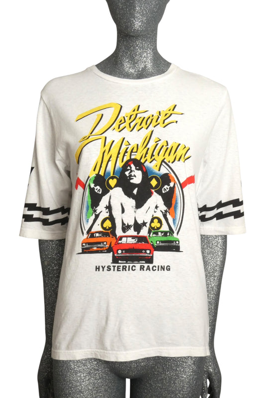 HYSTERIC GLAMOUR - 1990s Graphic Print T-Shirt, Size Medium