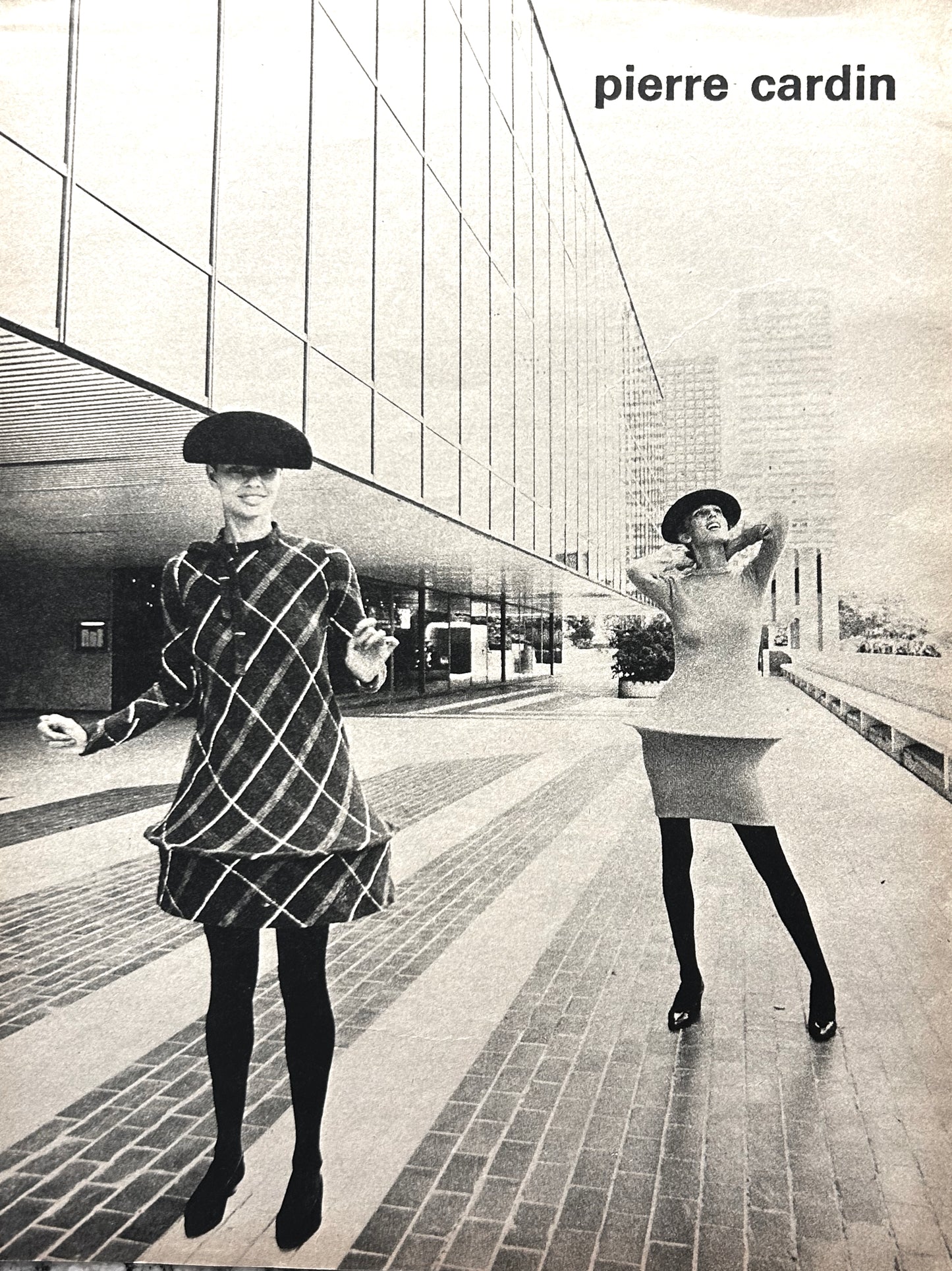 1980 Haute Couture Wool Knit Hoop Dress, Size-4