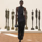 JACQUEMUS- 2024 Navy Panel Banista Dress, Size 10