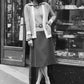 YVES SAINT LAURENT- 1973 Brown Leather & Chain Belt