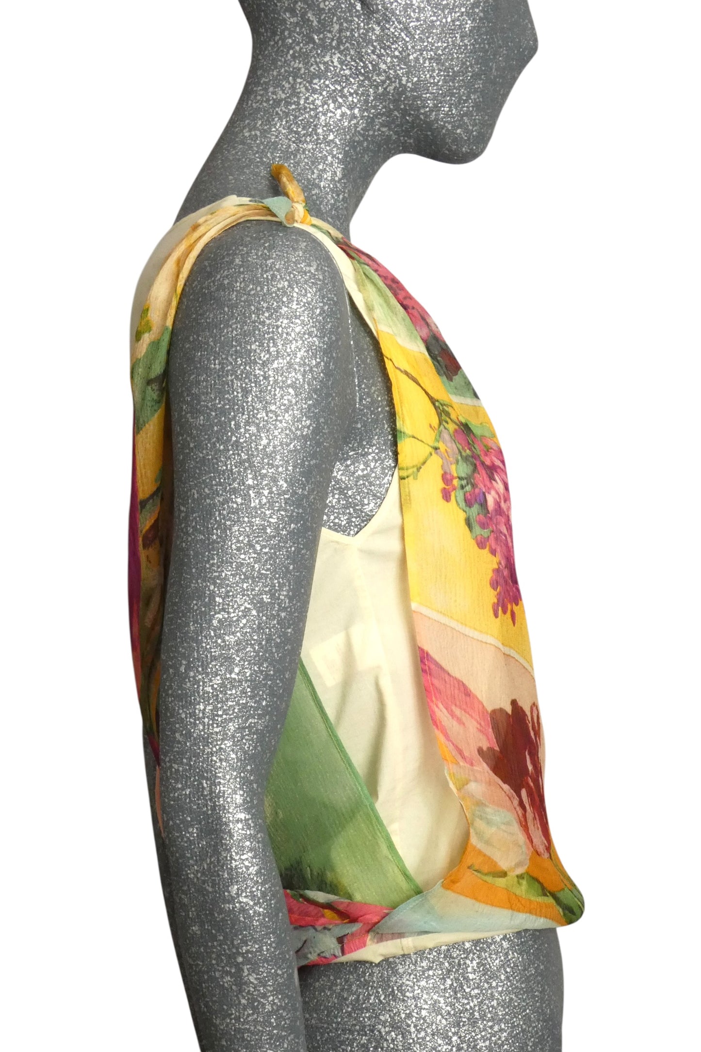 2001 Chiffon Overlay Blouse, Size 2