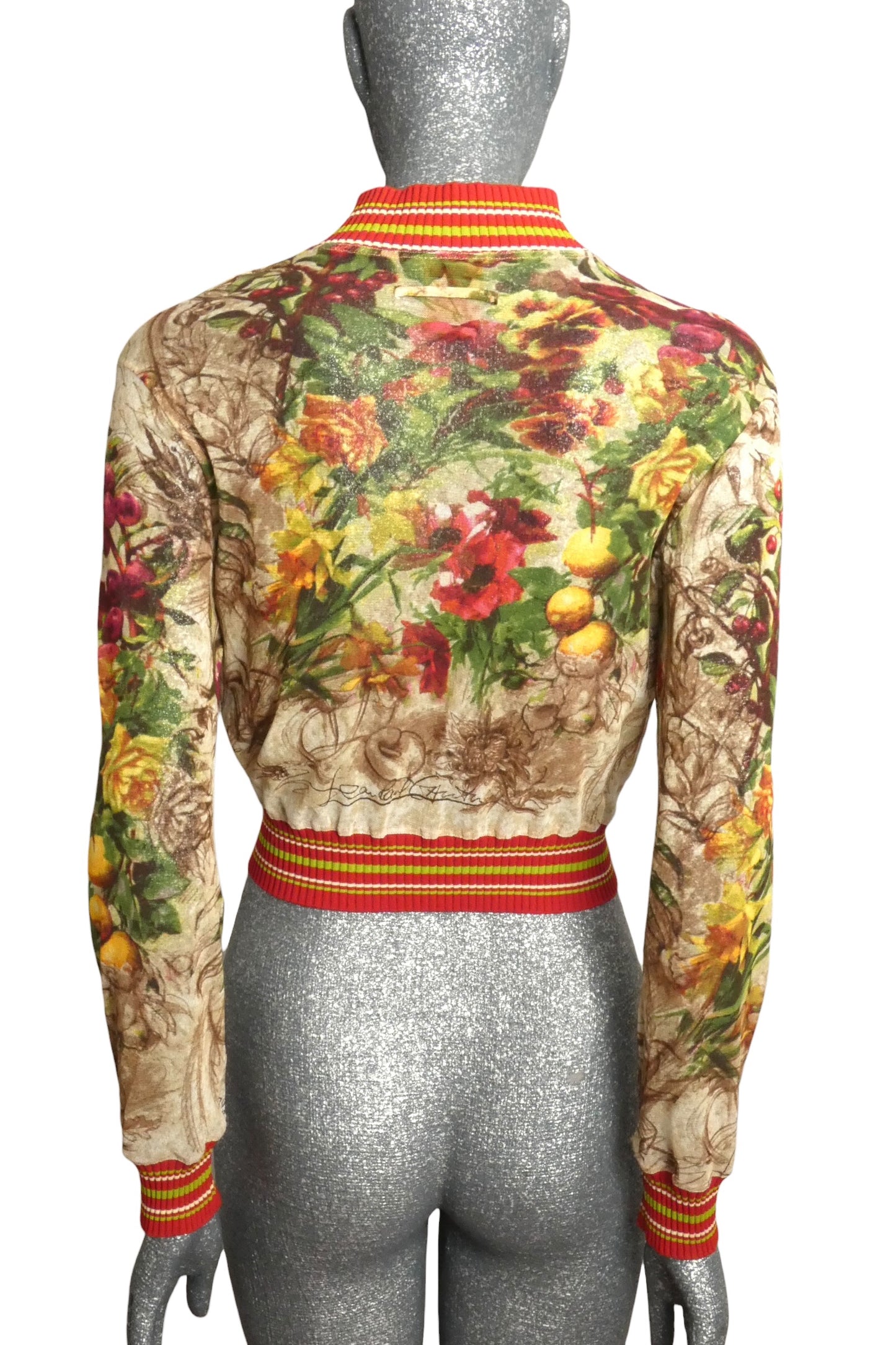 1999 Floral Mesh Jacket, Size Medium