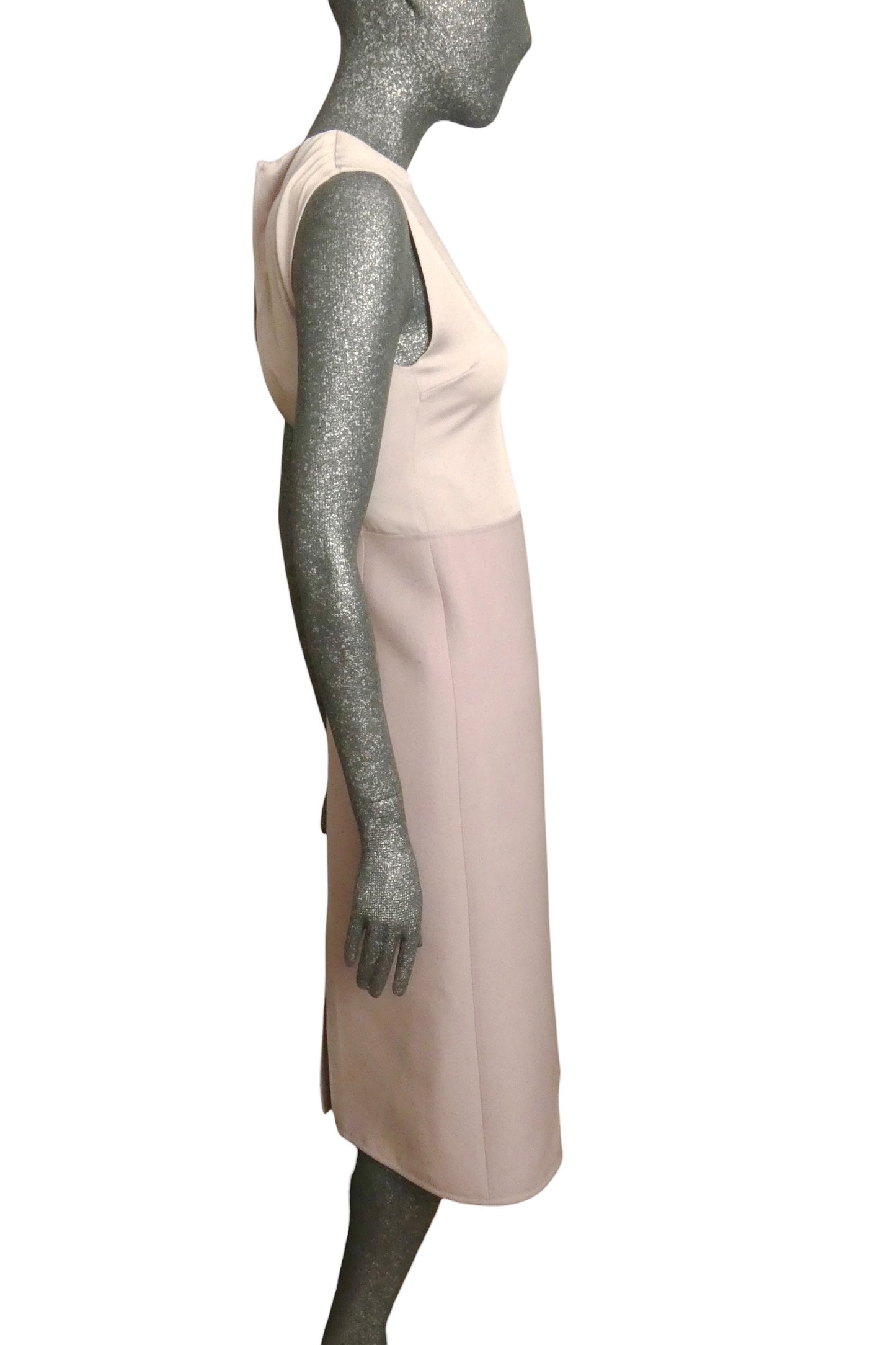 NWT 2025 Wool & Crepe Midi Dress, Size 0