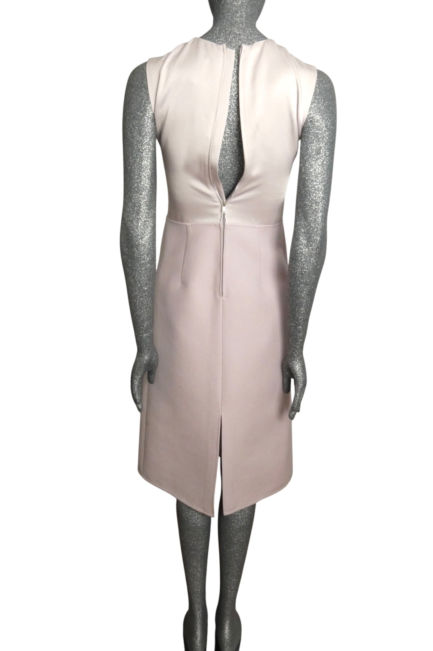 NWT 2025 Wool & Crepe Midi Dress, Size 0
