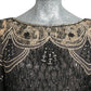 1980s Beaded Evening Dress, Size 4