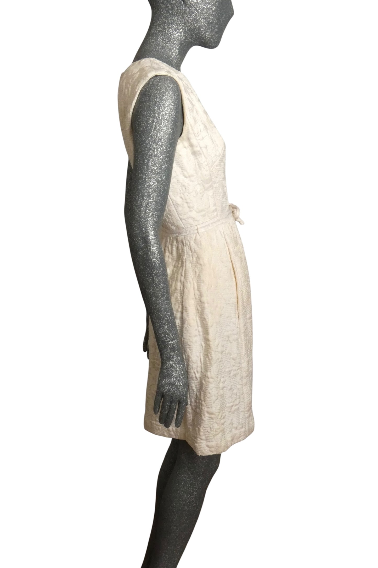 1960s Floral Brocade Dress