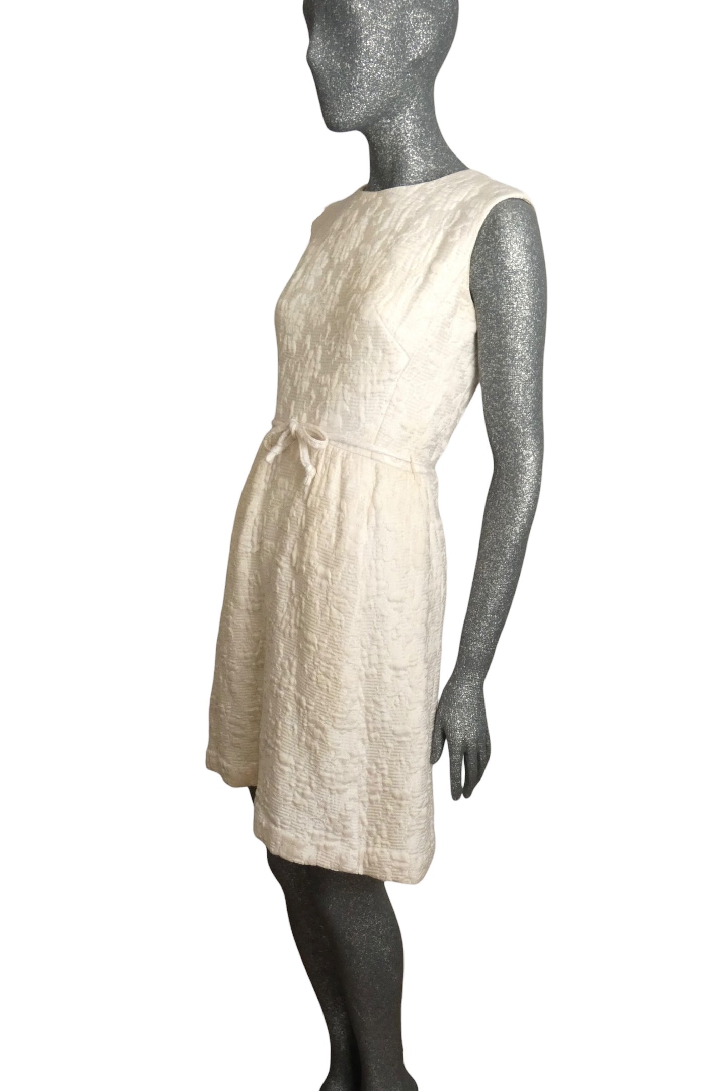 1960s Floral Brocade Dress
