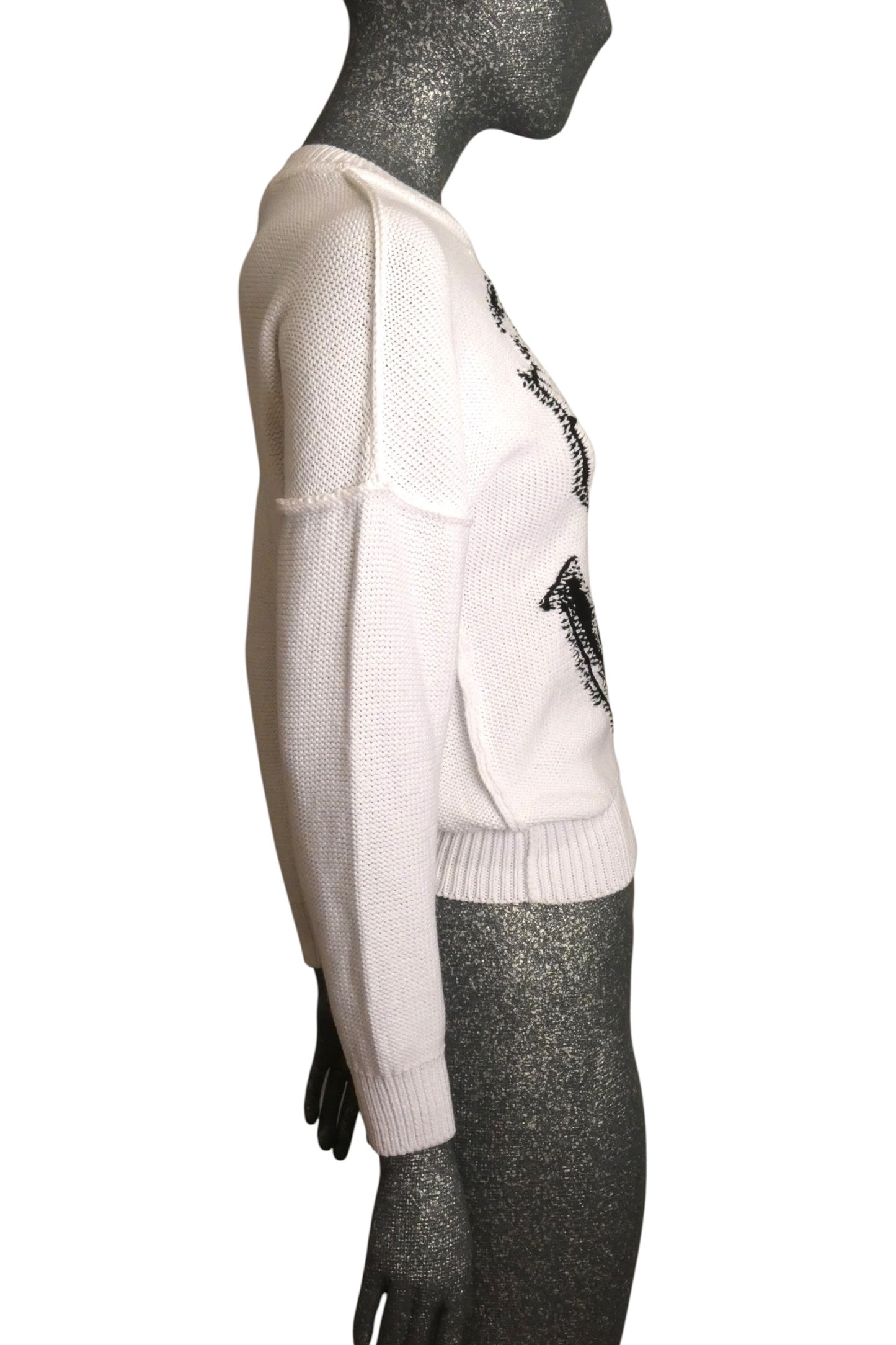 MOSCHINO COUTURE! - 2020 NWT Intarsia Sweater, Size 2