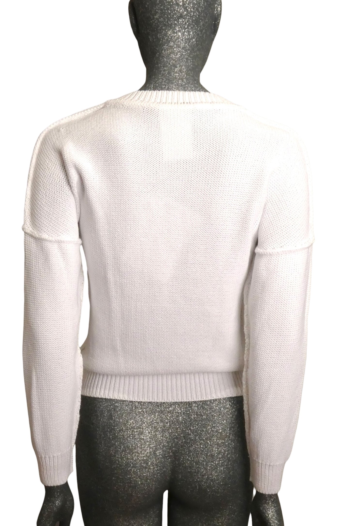 MOSCHINO COUTURE! - 2020 NWT Intarsia Sweater, Size 2