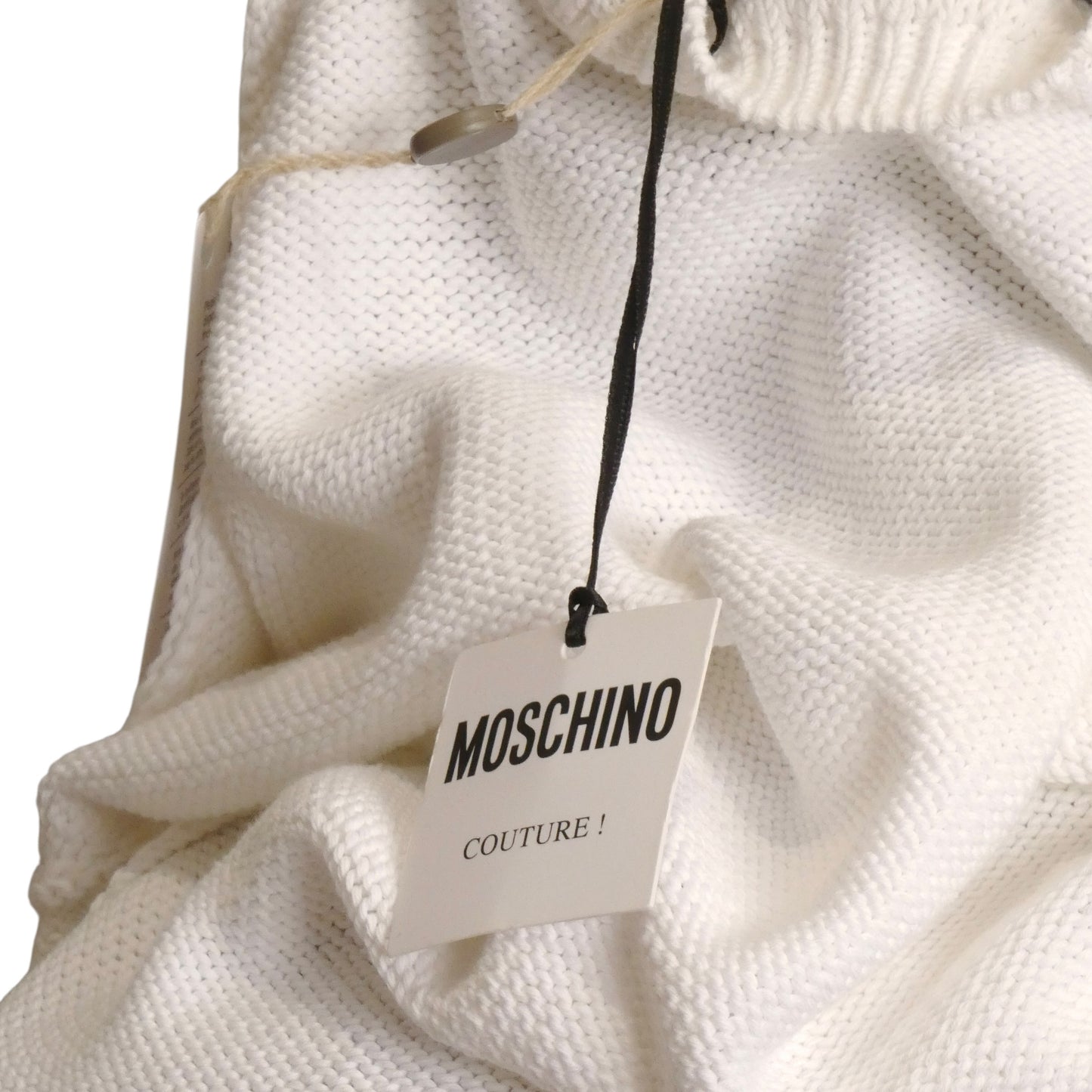 MOSCHINO COUTURE! - 2020 NWT Intarsia Sweater, Size 2