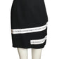 1990s Wool Applique Skirt, Size 6