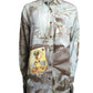 1990s Rayon Print Shirt, Size Small
