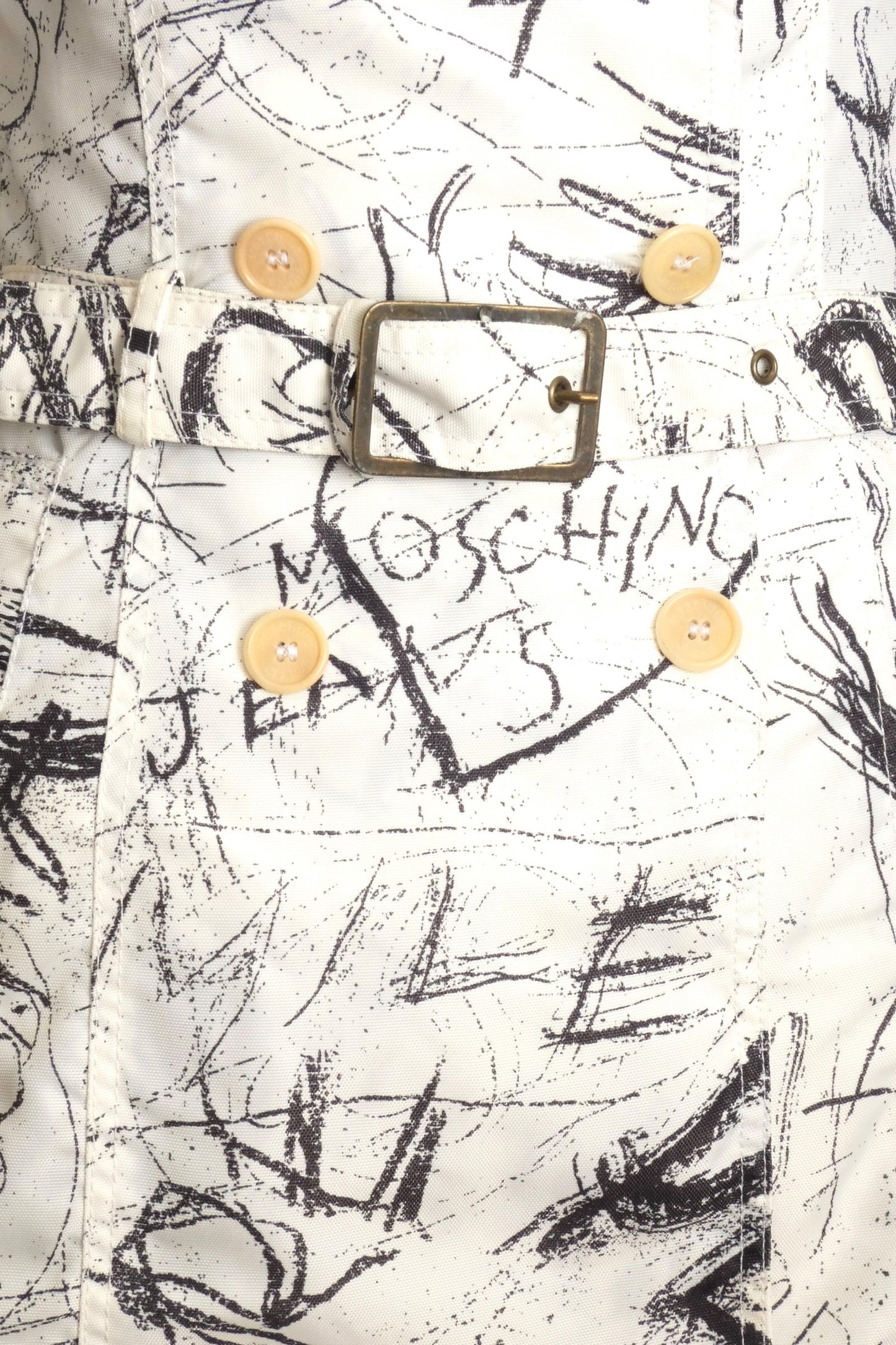 Graphic Print Coat, Size 8