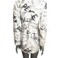 Graphic Print Coat, Size 8