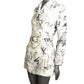 Graphic Print Coat, Size 8