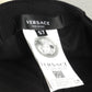 VERSACE-  NWT Black Embroidered Cap, Size 57