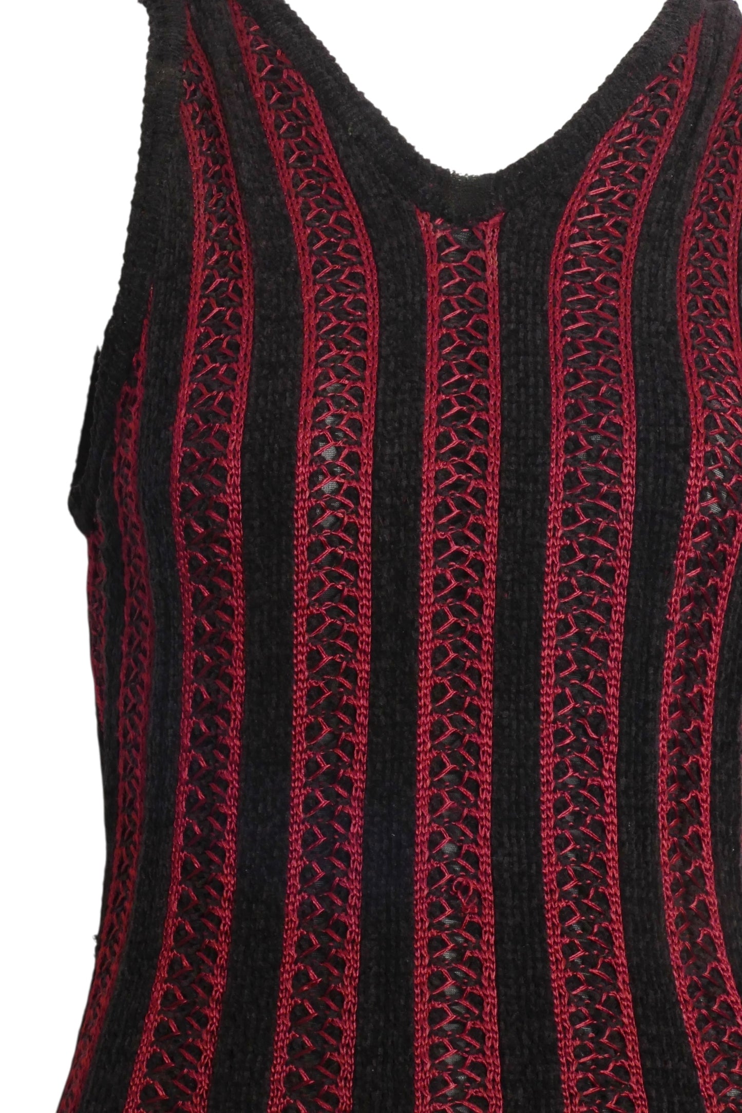 GIANNI VERSACE- 1990s Chenille Knitted Evening Dress, Size-8