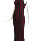 GIANNI VERSACE- 1990s Chenille Knitted Evening Dress, Size-8