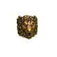 GUCCI- NWT Brushed Gold Lions Head Ring, Multiple Sizes Available