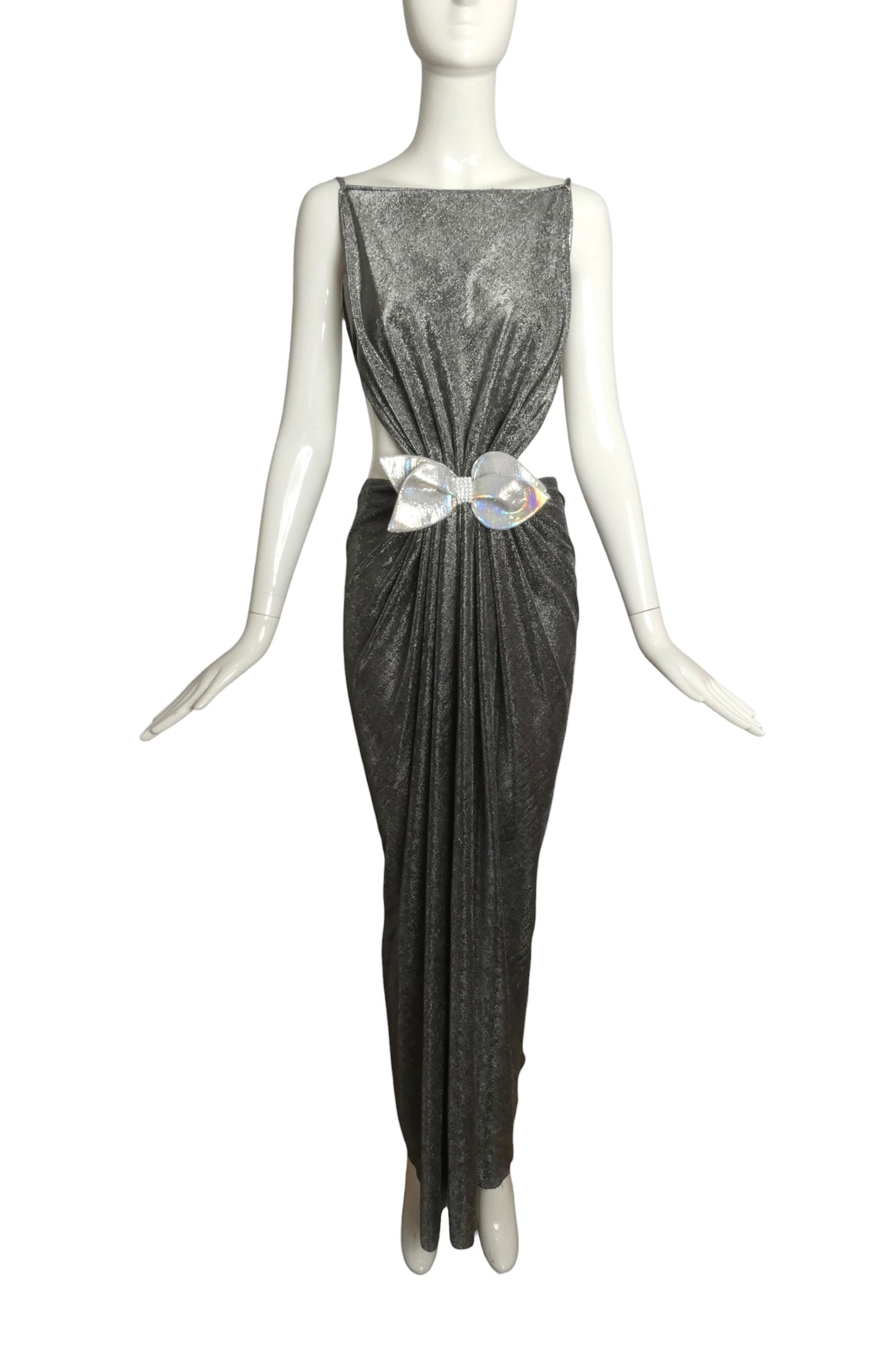 2007 Lamé Knit Evening Dress, Size-2