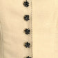2003 Numbered Haute Couture Boucle & Velvet Blazer, Size 4
