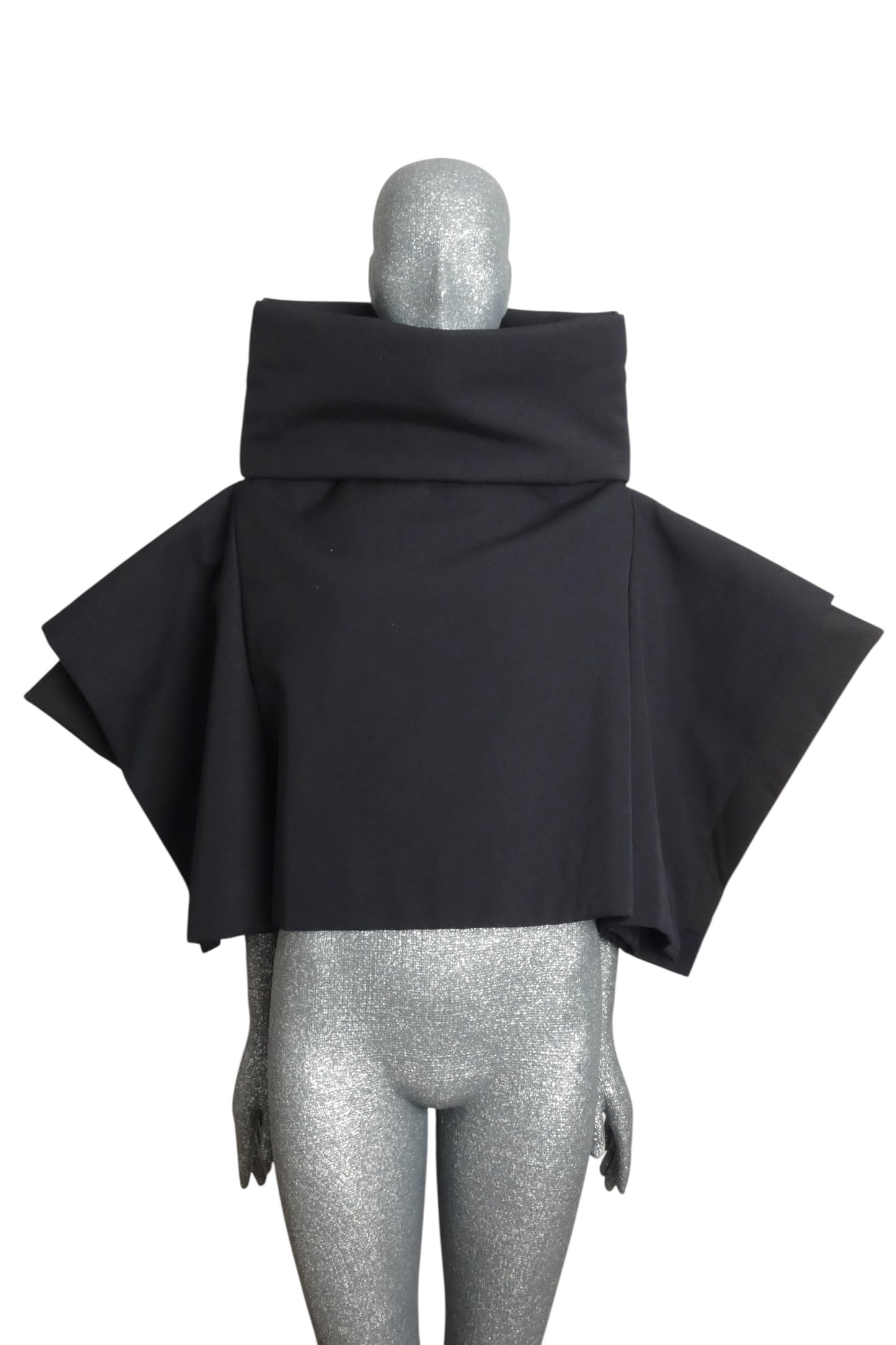 COMME des GARÇONS - 2023 Black Wool Coat, Size Small