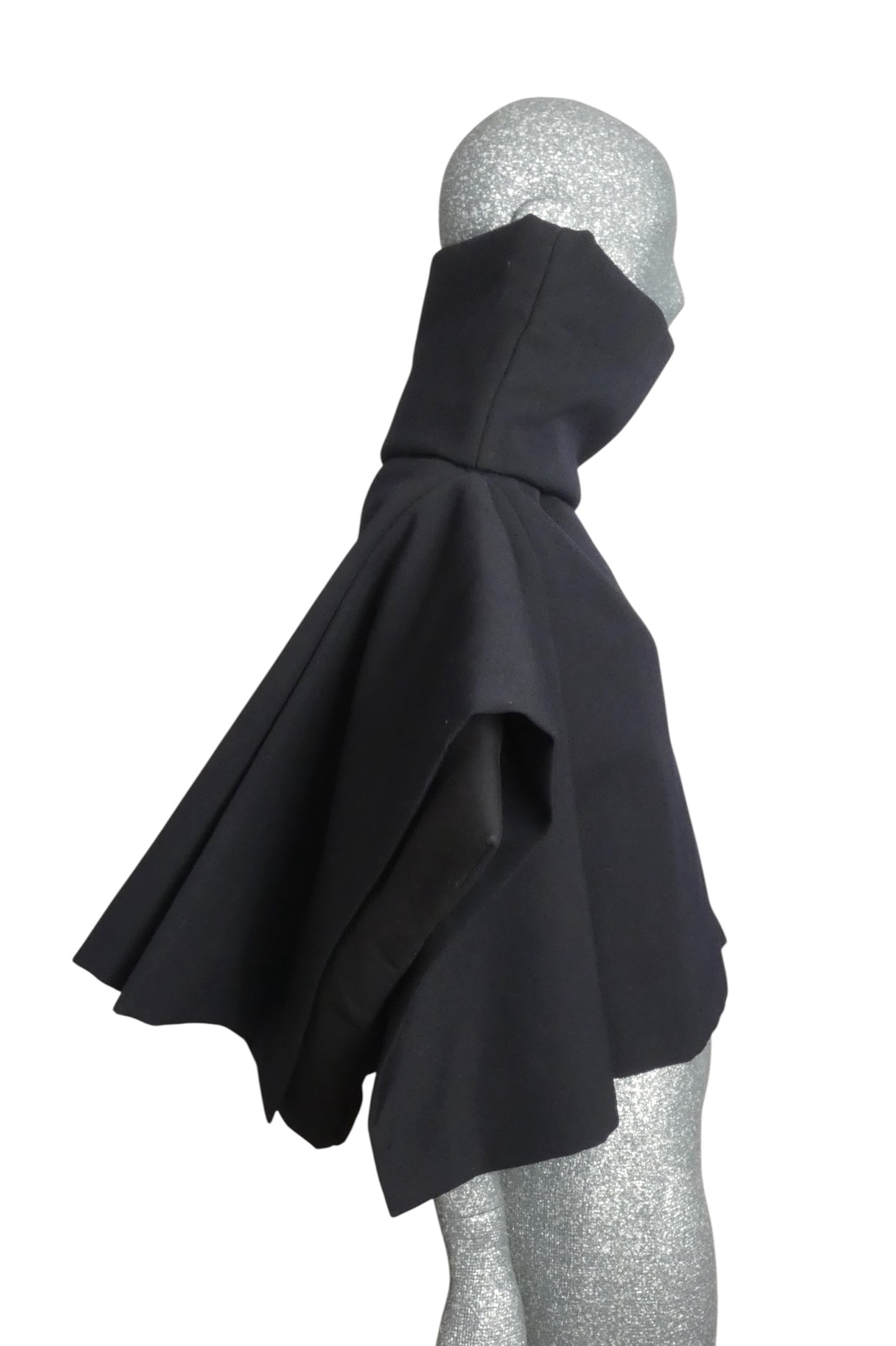 COMME des GARÇONS - 2023 Black Wool Coat, Size Small
