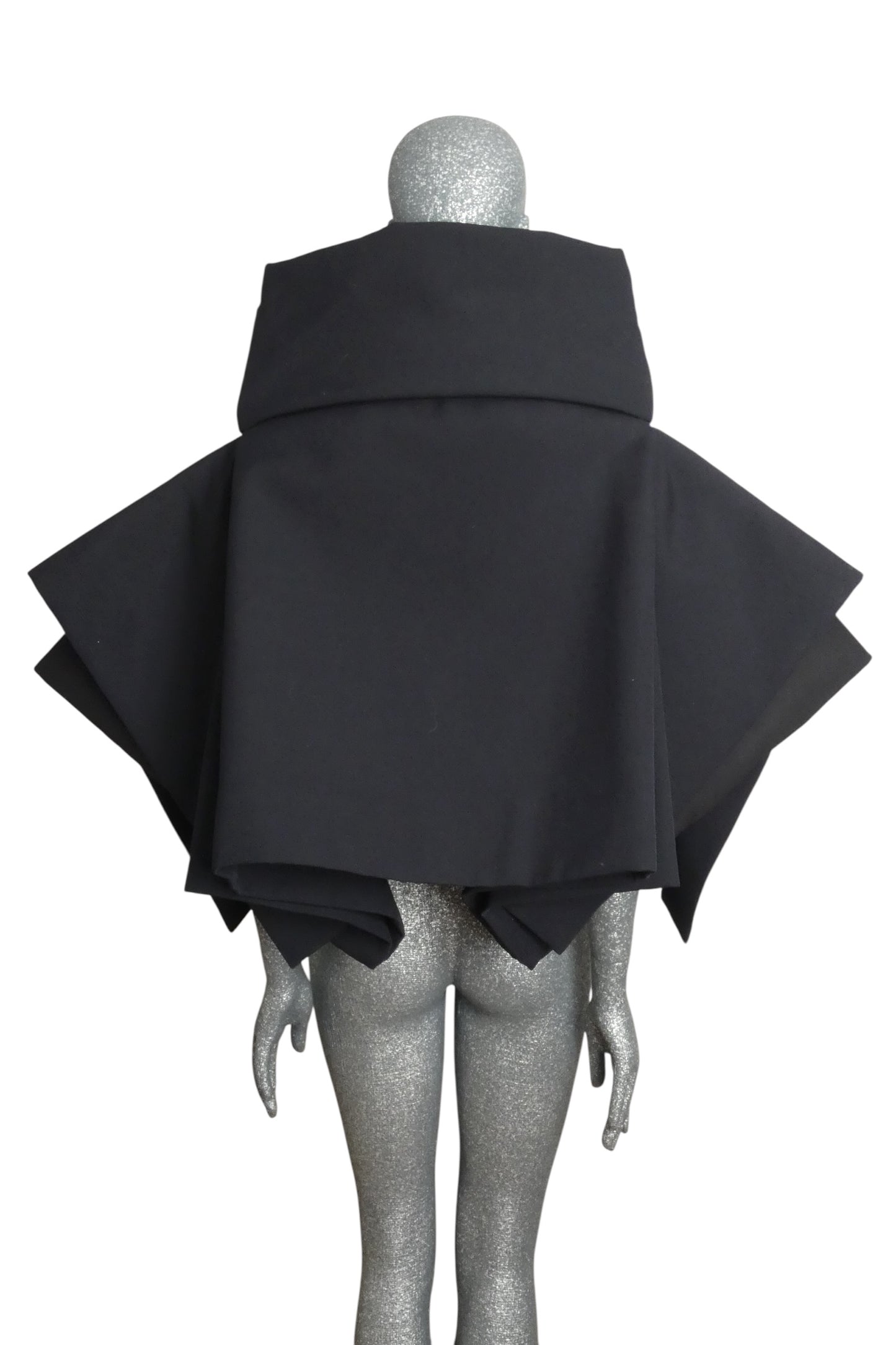 COMME des GARÇONS - 2023 Black Wool Coat, Size Small