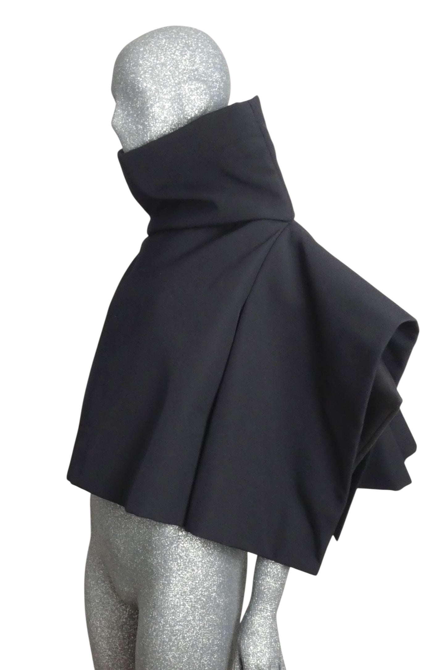COMME des GARÇONS - 2023 Black Wool Coat, Size Small