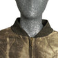 ESCADA - 1980s Wool & Silk Quilted Bomber Jacket, Size-10