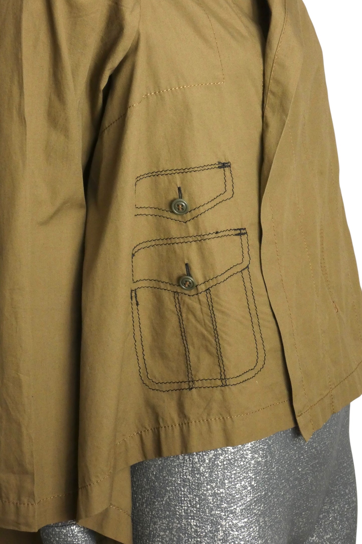 COMME des GARÇONS - 2009 Olive Cotton Utility Jacket, Size Large